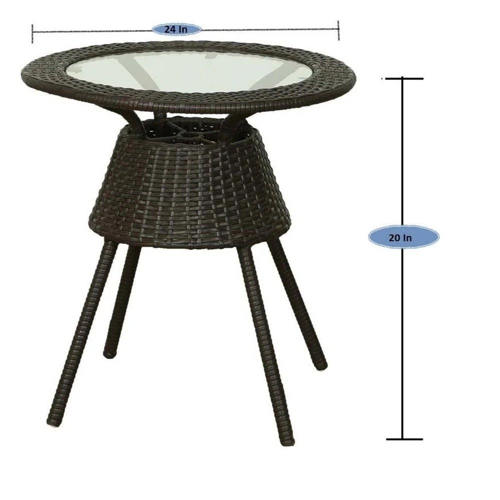 OUTAREA 2+1 Chair Table Set